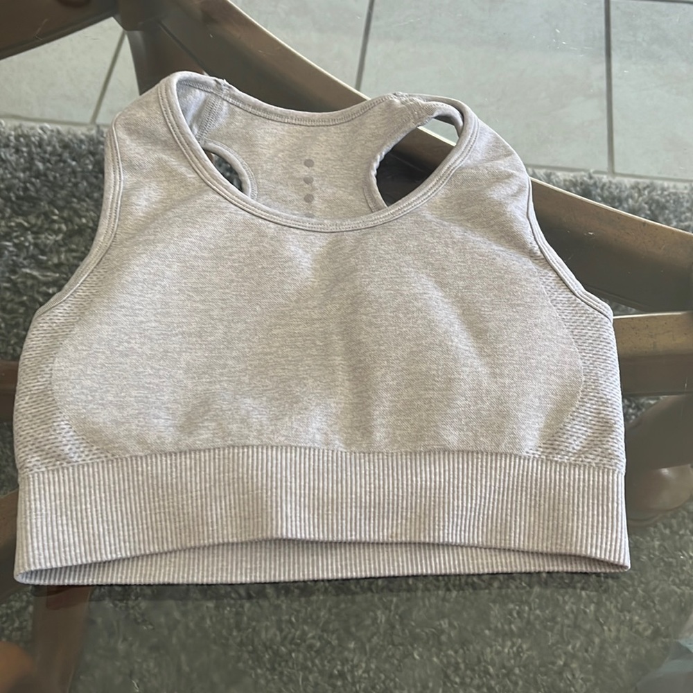 Kora grey sports bra